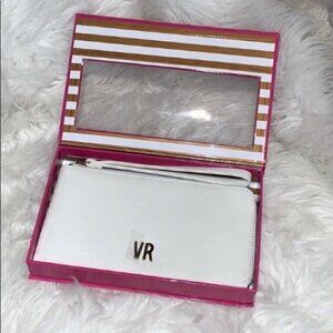 Violet Ray White Wristlet Wallet